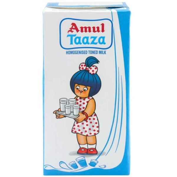 Amul Taaza Homogenised Toned Milk 500 ml